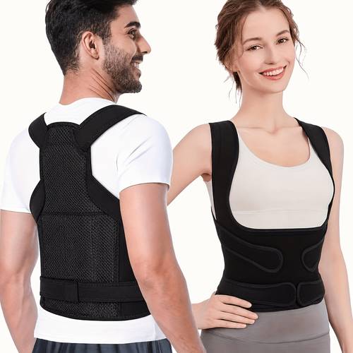 multifunctional back support belt designed for posture unisex made of breathable material lightweight hand washable soft and durable daily activities fitness