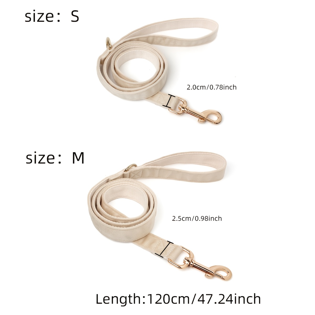 Solid-Color Velvet Dog Leash for Comfortable Outdoor Walks