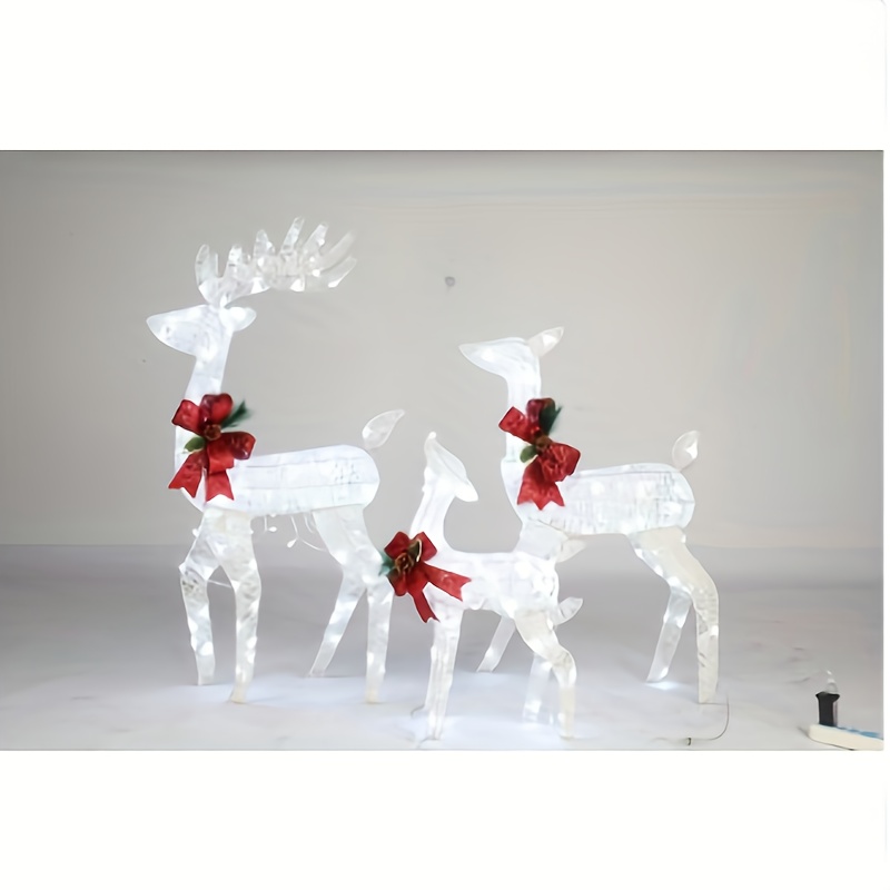 

Motoos 3pcs Usb Metal , Freestanding Christmas Holiday Decorations, No , ≤36v Operating , Elk For Display