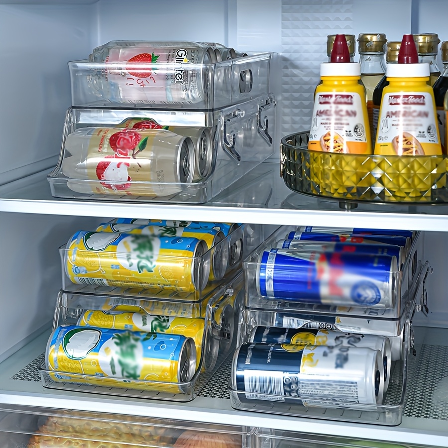 2x Transparente Aufbewahrungsregale | Klappbar & Platzsparend | Für Küche, Bad & Büro