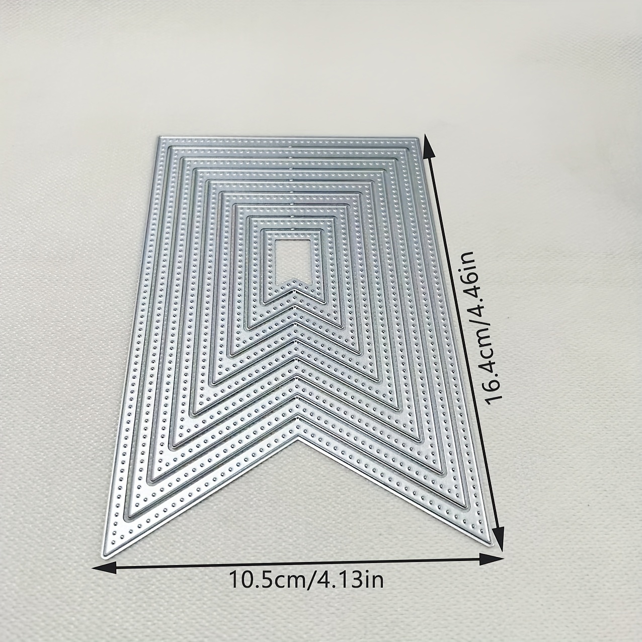 1pc Tag Card Metal Die Cut, Diy Scrapbooking Embossing Stencil, Handmade Greeting Card Making Metal Cutting Dies, Gift Card Making Tools
