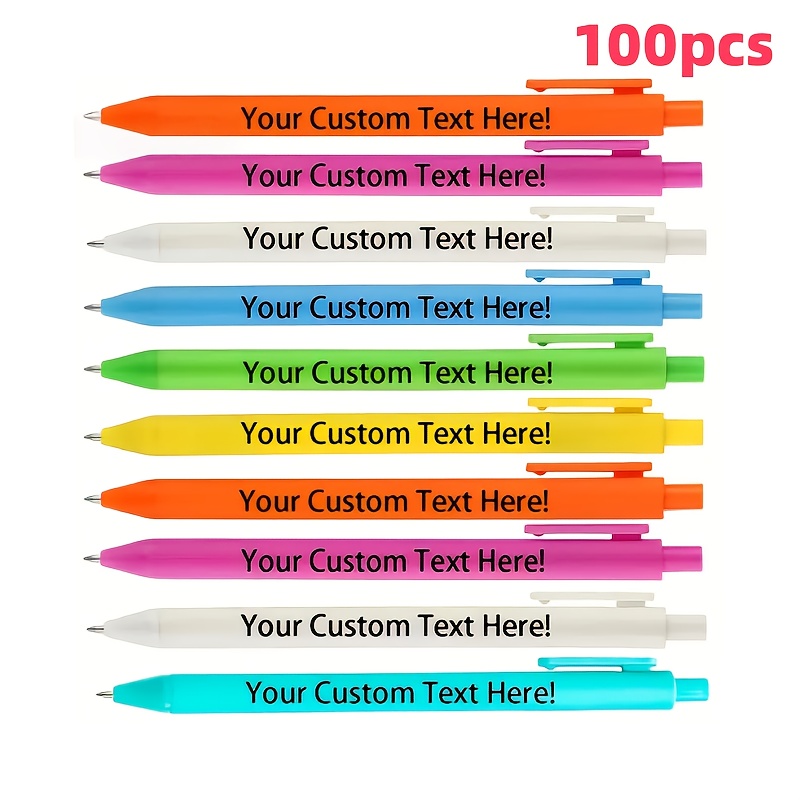 100 Custom Macaron Gel Pens With And Large-scale Event Customization, Suitable For Back-to-, Christmas And Holiday Parties