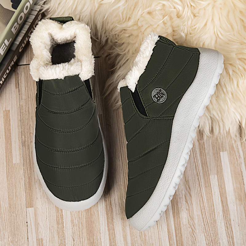 Men's Warm Snow Boots with Comfortable Lining