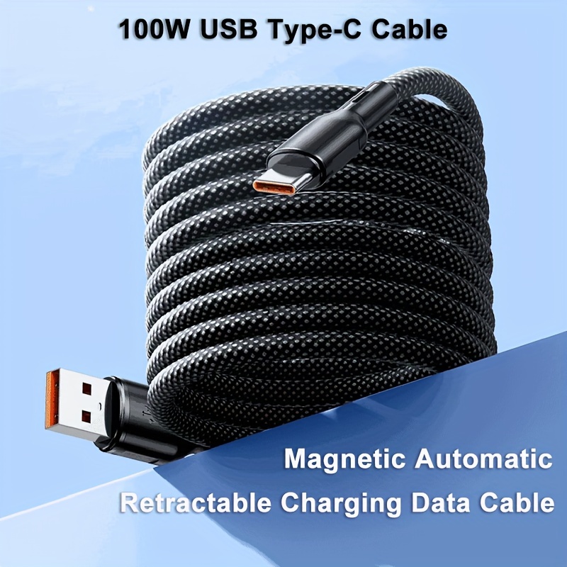  Cable USB tipo C para automóvil Android Auto (3 pies + 6 pies),  retráctil USB A a USB C, cable de carga rápida para Google Pixel 8 Pro 8 7a  7