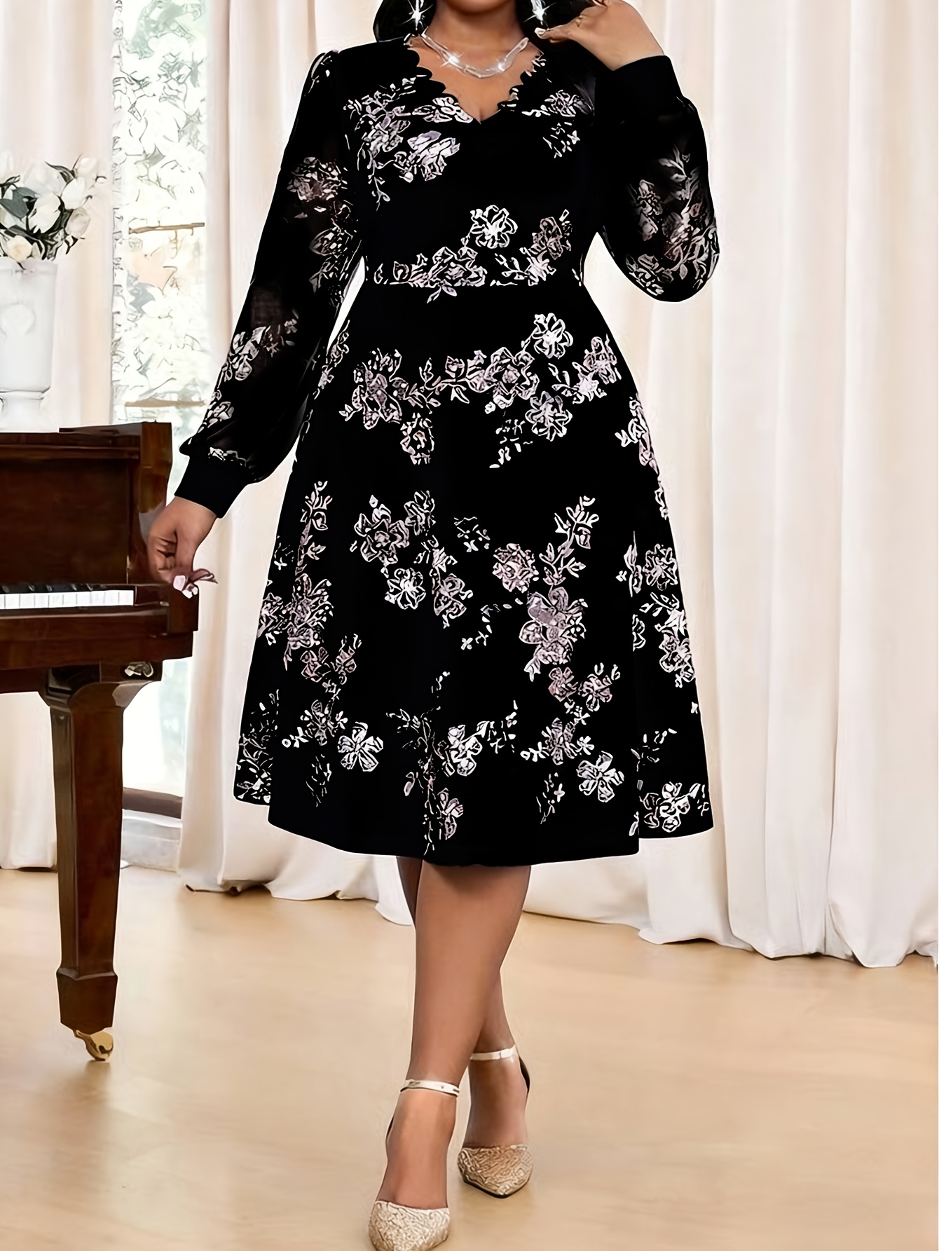 plus size plus size spring summer elegant party cocktail - Temu Oman