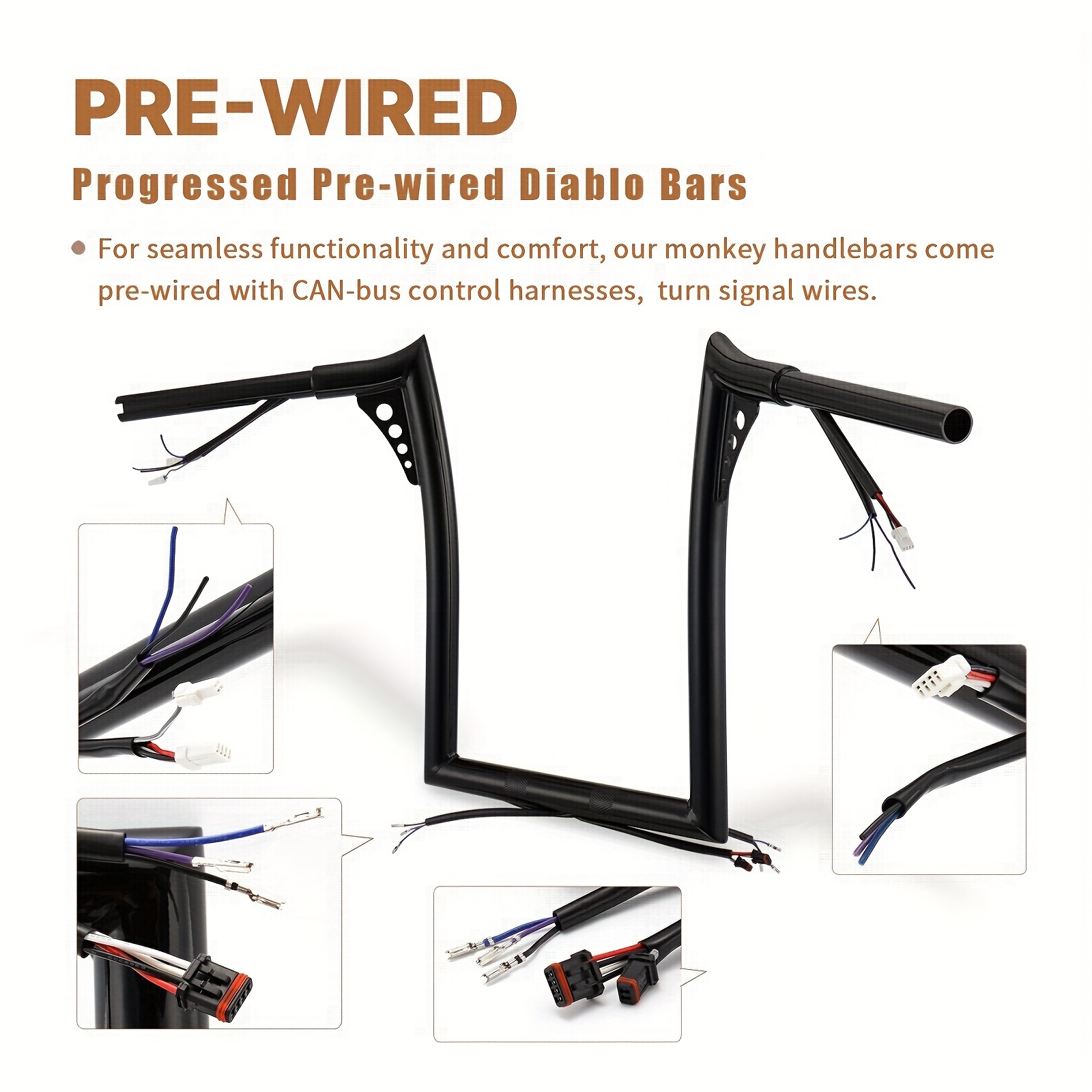 pre wired handlebars softail