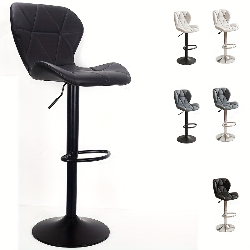 2 piezas Silla Ergonómica JINBAS para Spa - Taburete Alto Giratorio y Ajustable en Altura con Acolchado Suave, Ideal para Spa, Salón de Belleza, Masajes, Pedicura/Manicura - Taburete