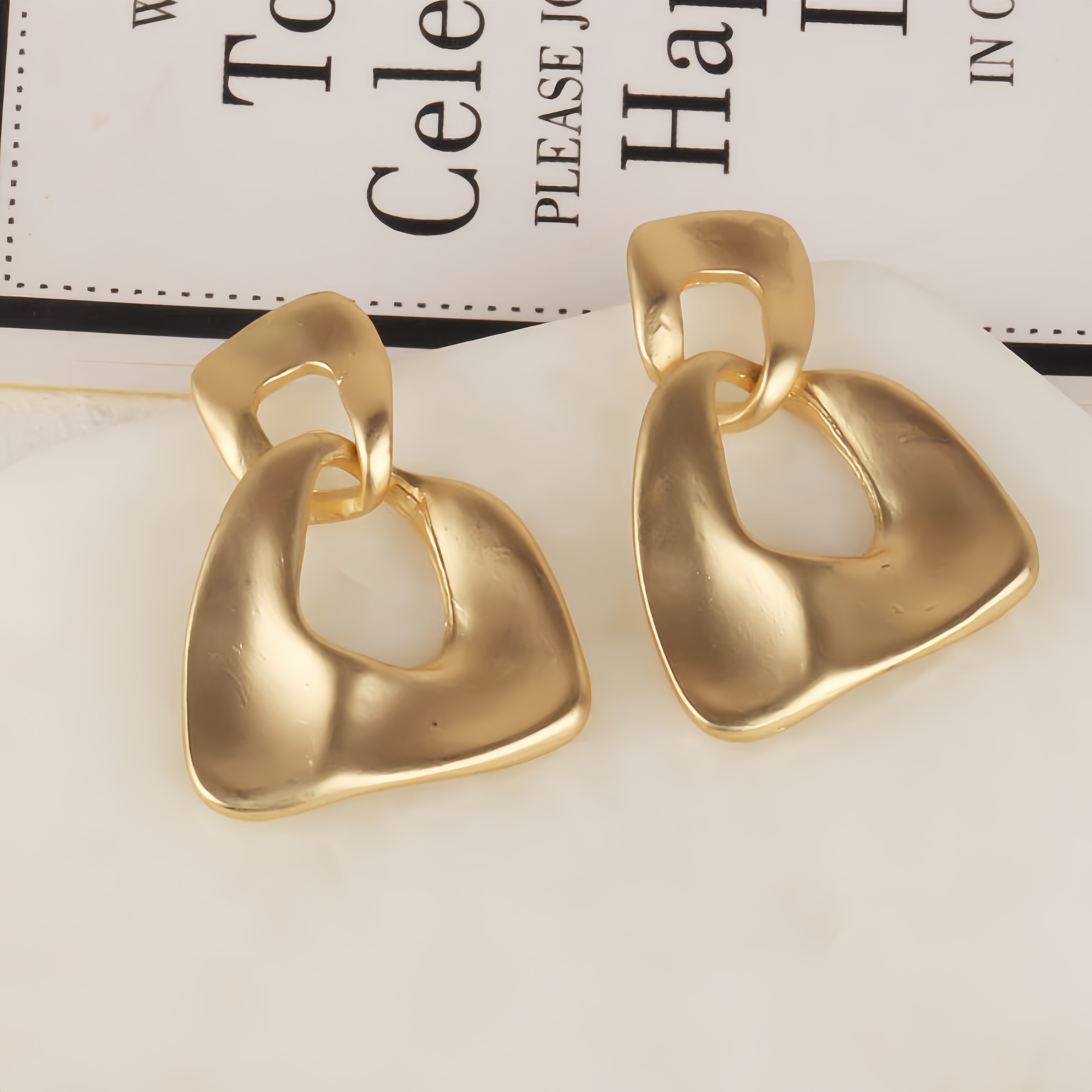 Irregular Geometry Earrings for Women