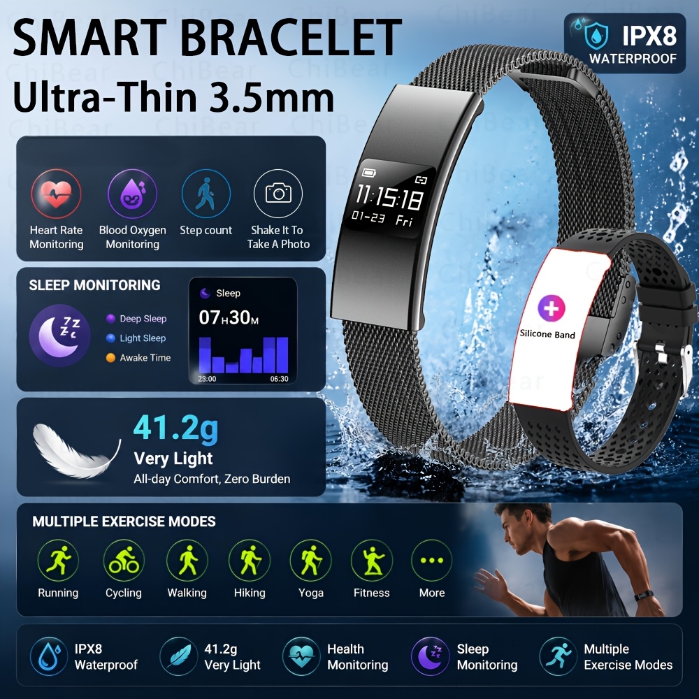 Ultra-Thin Smartwatch with Multifunctional Features