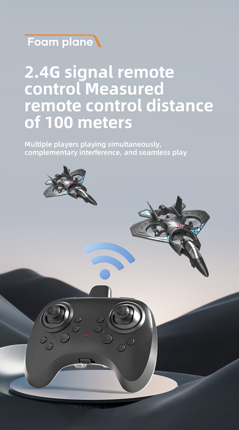 Drone with Rechargeable Battery, Quadcopter Altitude Control, Remote Control Toy for Beginners, Indoor And Outdoor Gifts, Fighter Jet, Toys for Boys And Girls, Christmas, Halloween, Thanksgiving Gifts