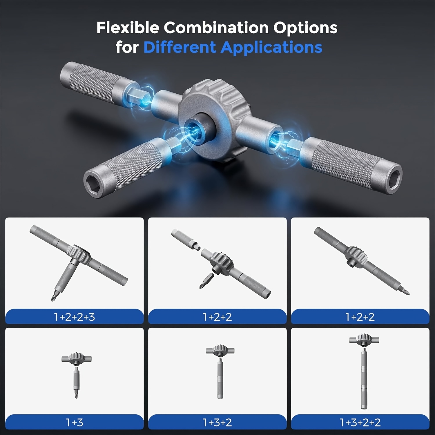 TEMU 64in 1 Ratchet Screwdriver Set, Magnetic , Bits, Diy Flexible Combination For Furniture Assembly, Precision Electrical Appliance Repair, Bicycle