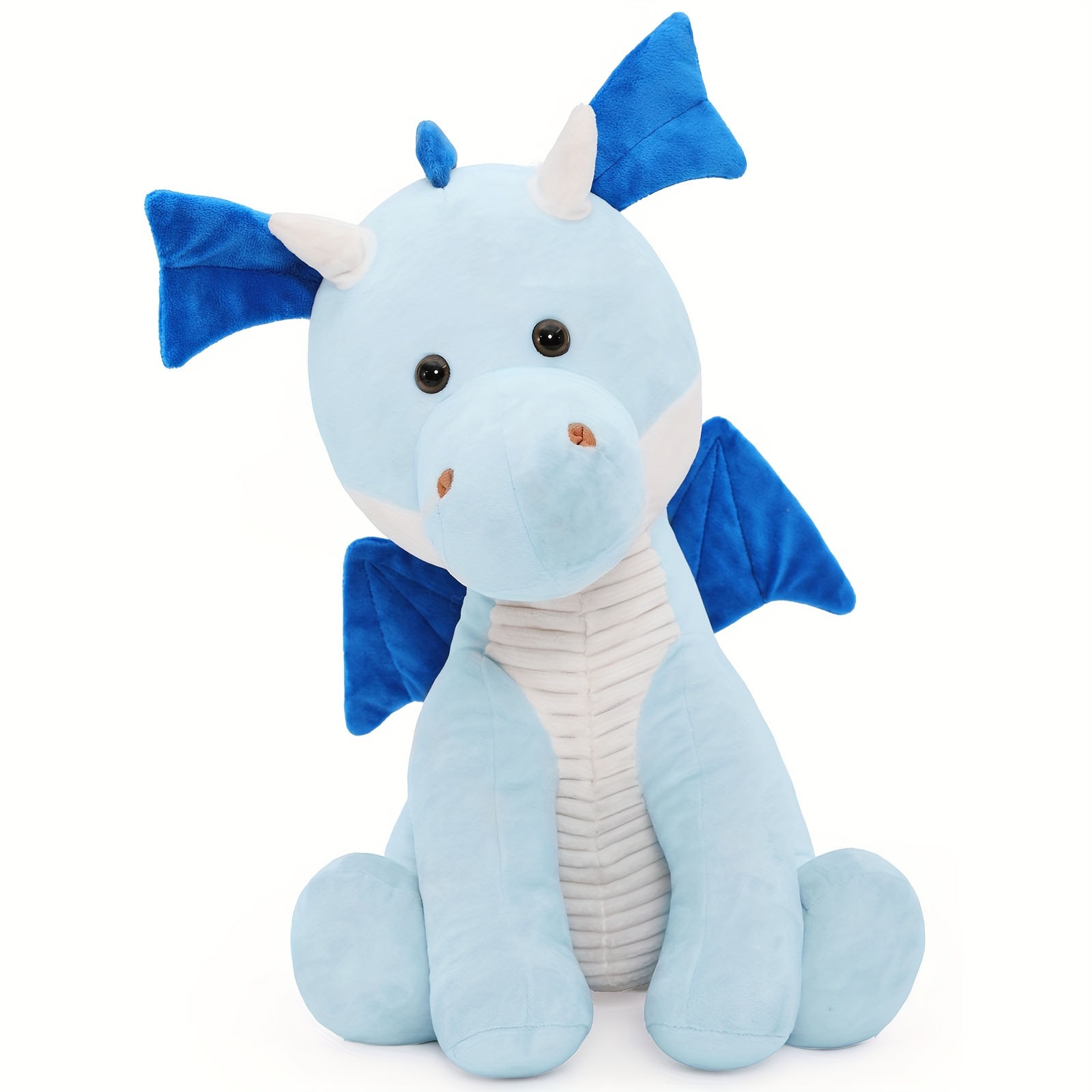 

Plush Dragon Stuffed Animal, Cute Stuffed Dinosaur Plush Toy, Blue Plush For Kids, Boys, Girls