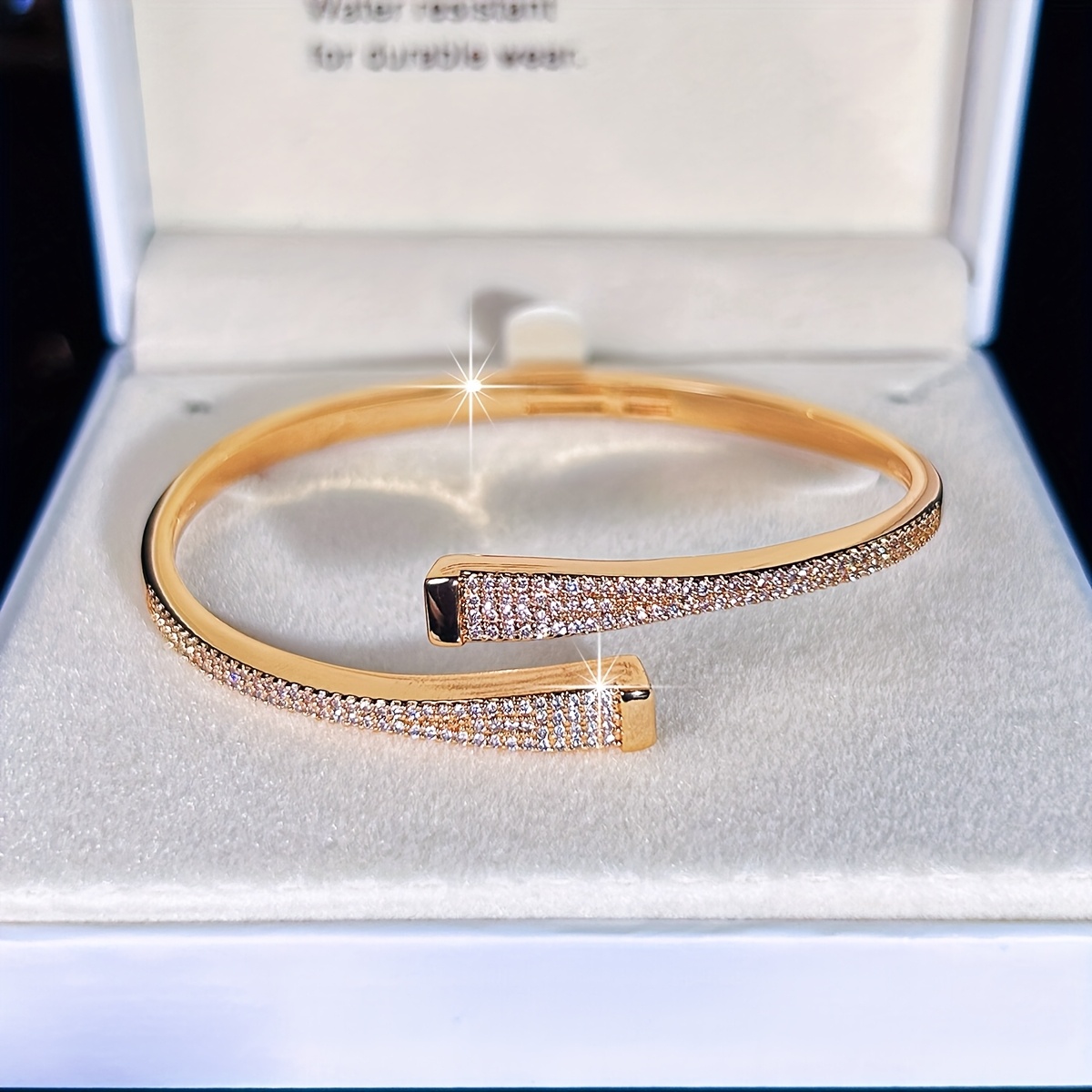 TEMU 1 Bracelet, Exquisitely Designed With A Simple Yet Luxurious Feel, An Adjustable Women's Bangle That Embodies A Fashionable And Elegant Style