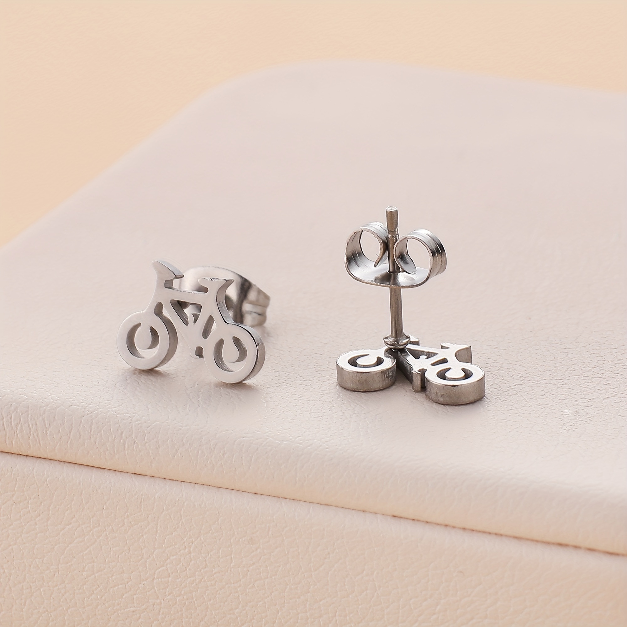 Bicycle-themed Earrings For Women