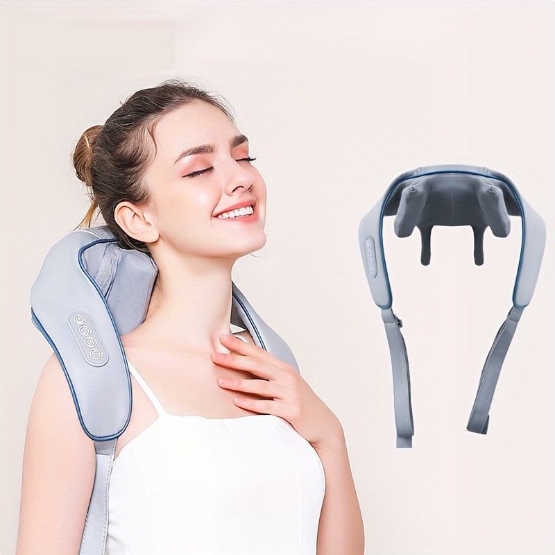 for shoulder massager with heat therapy usb rechargeable odorless for and relaxation details 0