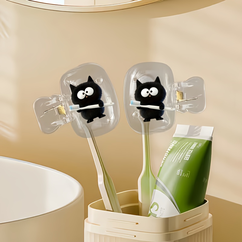 2pcs 2D Flat Toothbrush Set with Storage Box