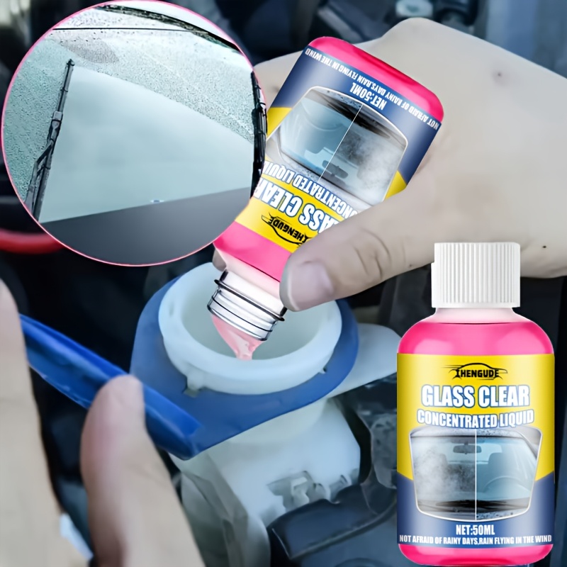   concentrated coating waterproof windshield wiper fluid maintains smoothness rain and fog resistant   quickly restores clear glass visibility
