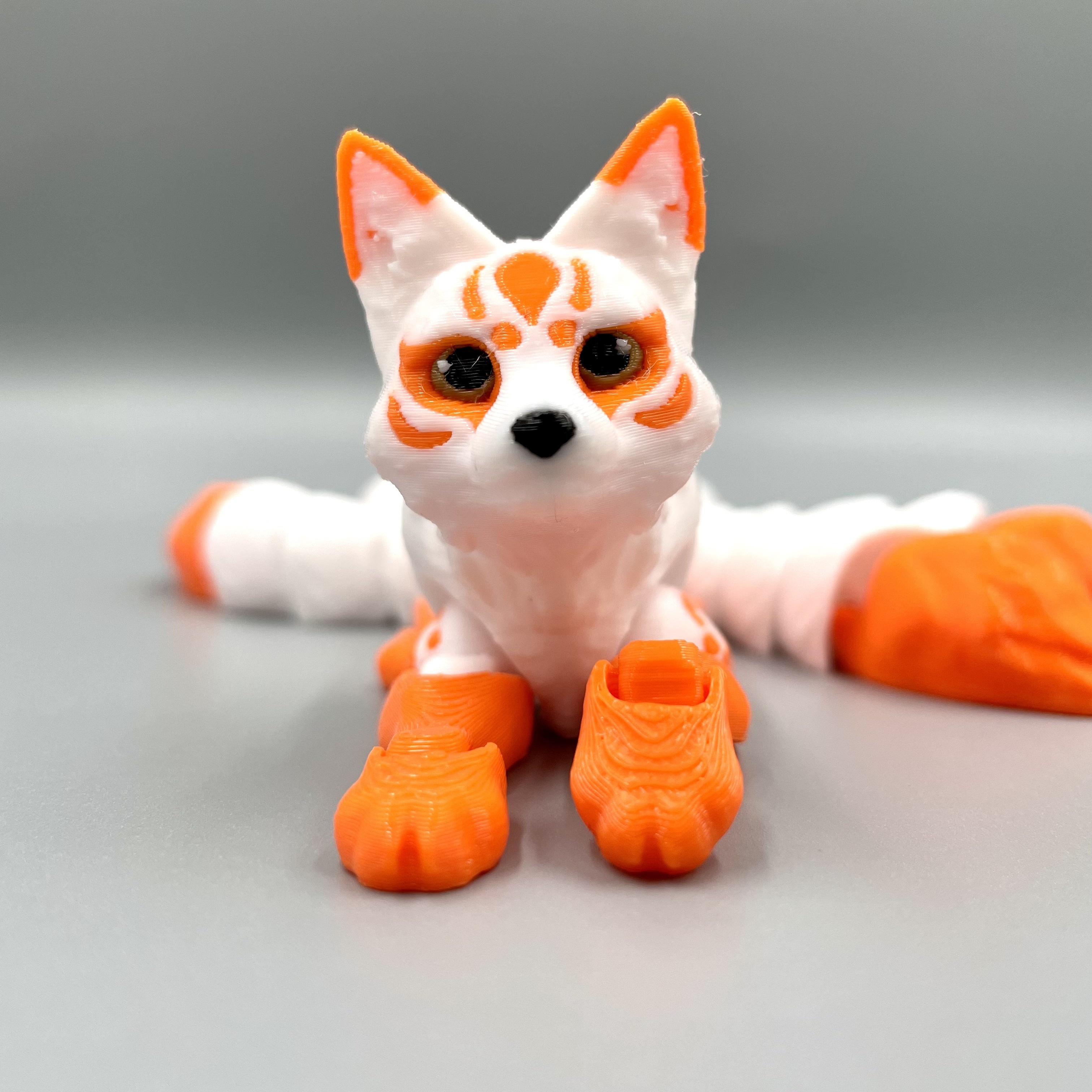 

Movable - Lifelike Divine Fox, For , Artistic Desktop Decoration, Flexible Limbs And Tail, Multiple Colors, Suitable For Festivals, Parties, Birthdays