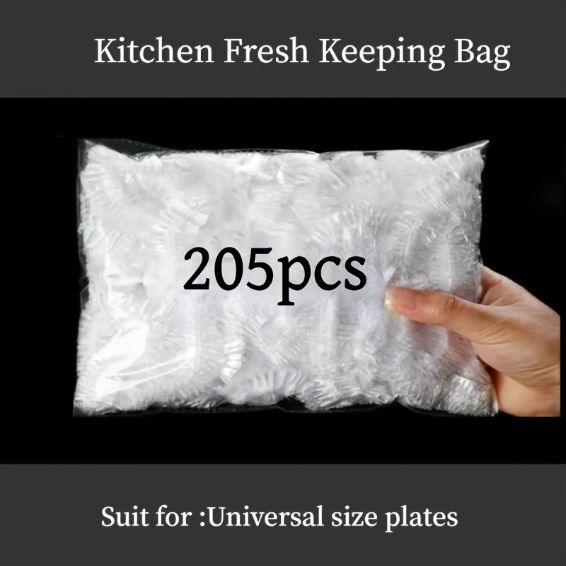 TEMU 205 pezzi di pellicola usa e getta in plastica colorata senza - elastico per ciotole in PE per alimenti, perfetta, a di perdite, a di umidit�,