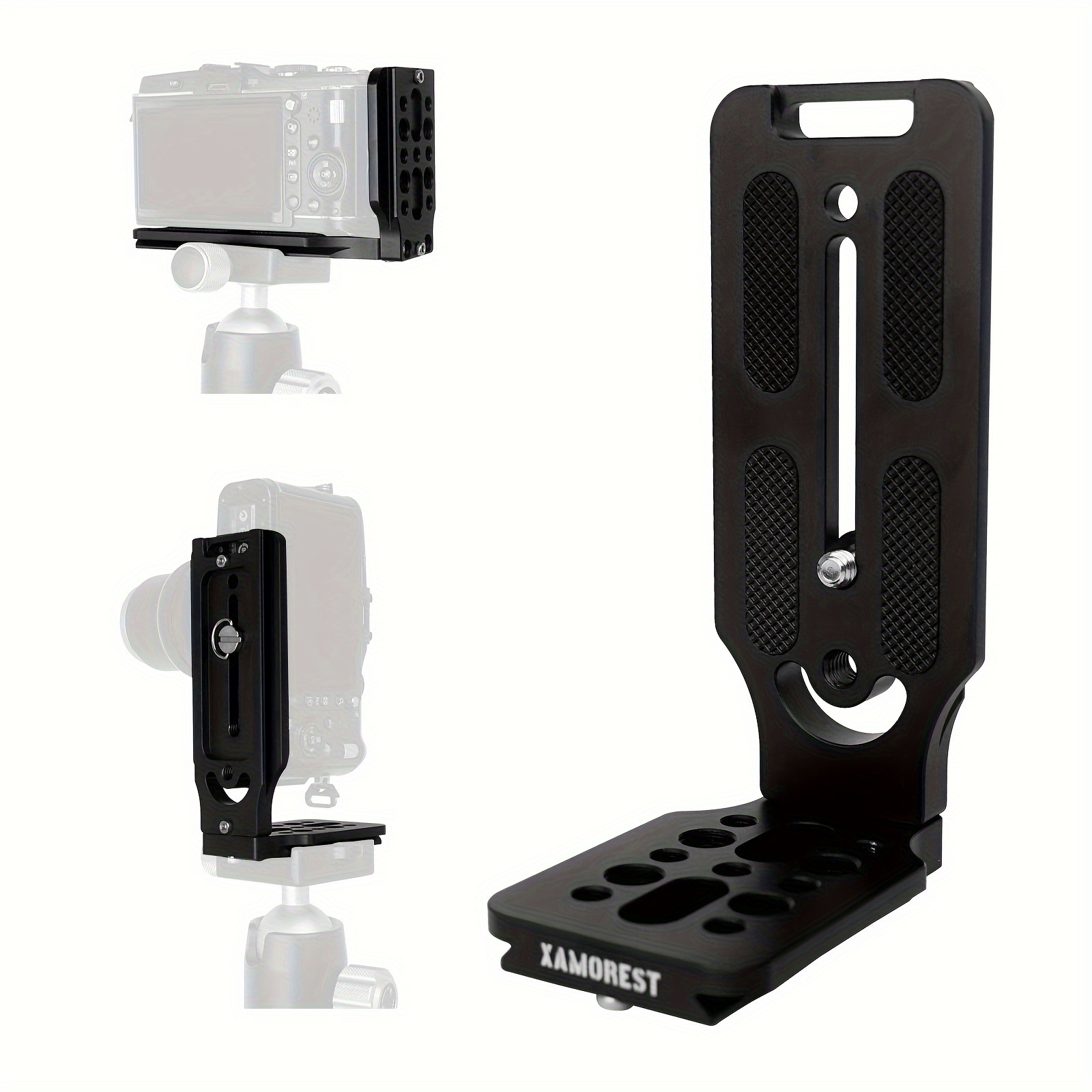 

Truifoto Aluminum Camera L-bracket With Vertical/horizontal Switch And Quick Release Plate For Tripods