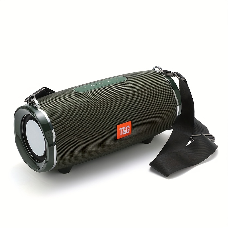 TEMU Tg187 High Power Portable Wireless Speaker, Dual Speaker Audio, Surround Sound, Tws Dual Pairing, Portable Speaker, Usb Charging, , Ideal For