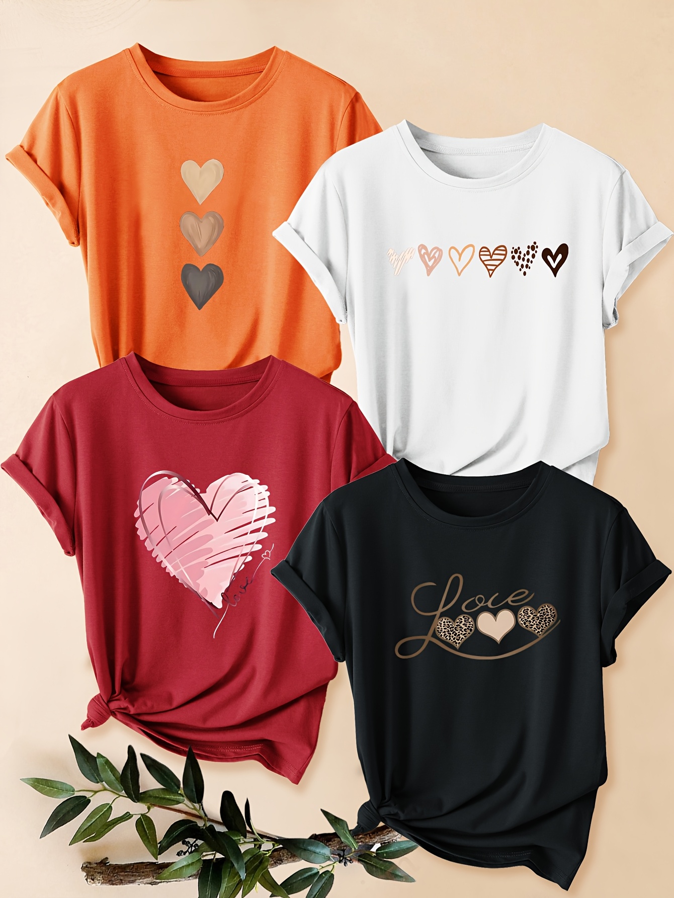 T-shirt Graphique Saint-Valentin Avec Cœur - SHEIN ANCE