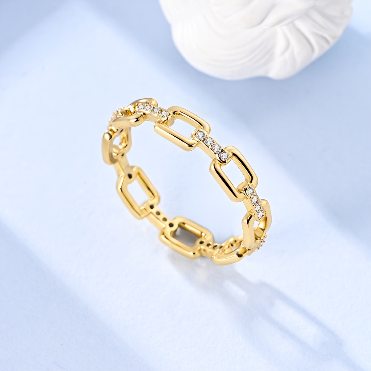 Women's Elegant Chain Ring for Daily Wear
