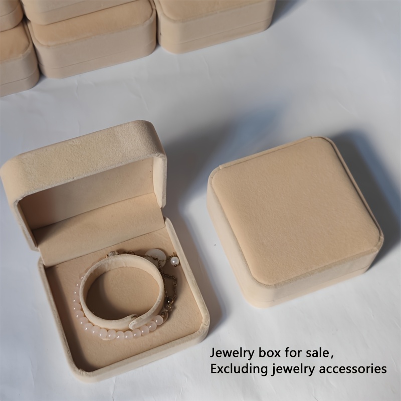 2/6/12pcs Velvet Bracelet Box Set, High-End Gift Packaging