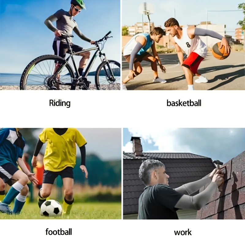 A Pair of High-Elastic Compression Arm Sleeves, Comfortable And Breathable for Both Men And Women. Suitable for Summer Leisure Sports, These Sleeves Are Ideal for Outdoor Travel, Casual Driving, Cycling, And Everyday Use.