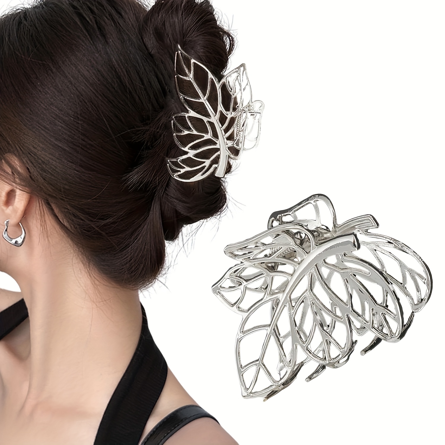Fall Hair Clips For Women Medium Hair Claw Clips Clips For Styling For Thanksgiving Day Elegant Clip Hair Barrettes For Hair Styling Hair Supplies