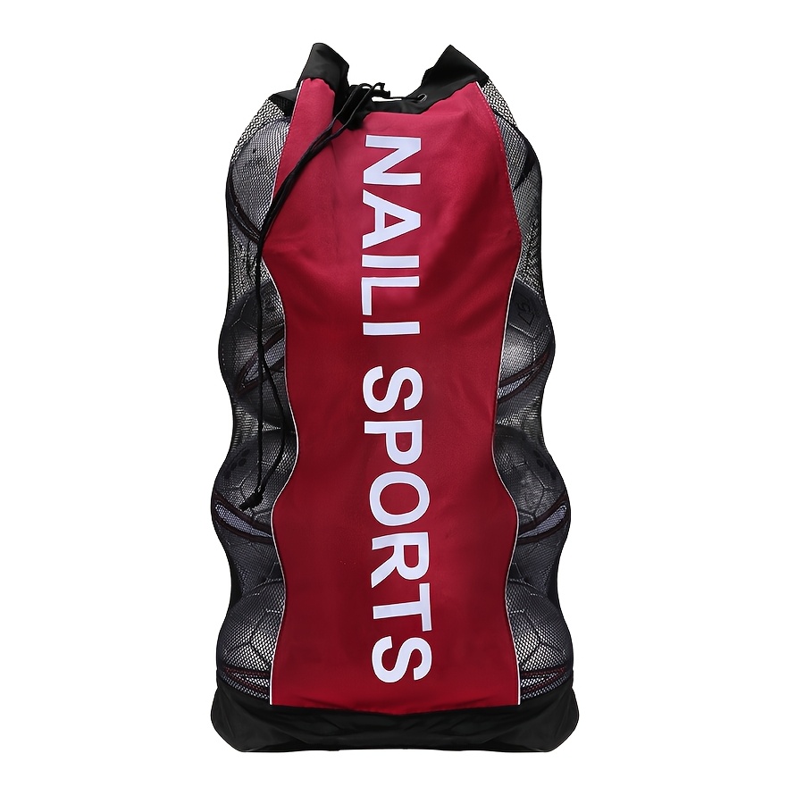 TEMU 1 Grand Sac de Rangement pour Football Volleyball, Grand Sac à Balles, Grand Sac de Rangement, Grand Sac en , Grand Sac en de Grande