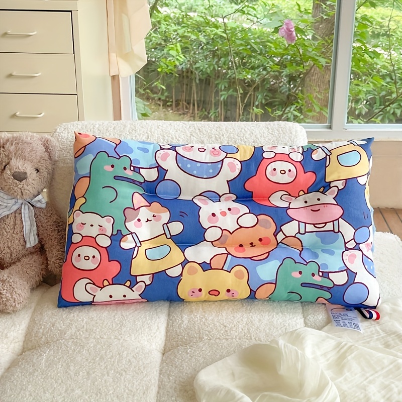 cute cartoon animal print pillow for   soft washable polyester     details 1