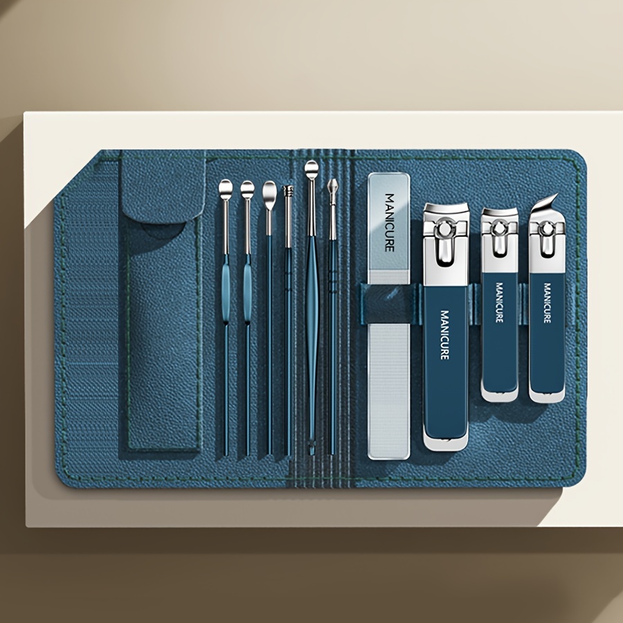 

10 /set Set, Steel Toe Clippers, File, , For Men And Women, Portable Set