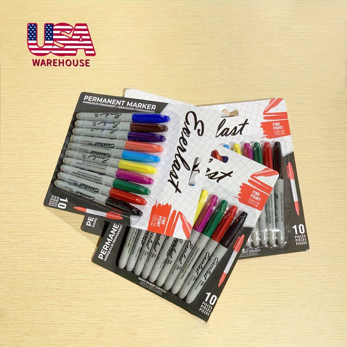 

A Set Of 20pcs Markers Set Waterproof And Quick-drying Suitable For Painting Marking Suitable For A Of Creative Office Learning