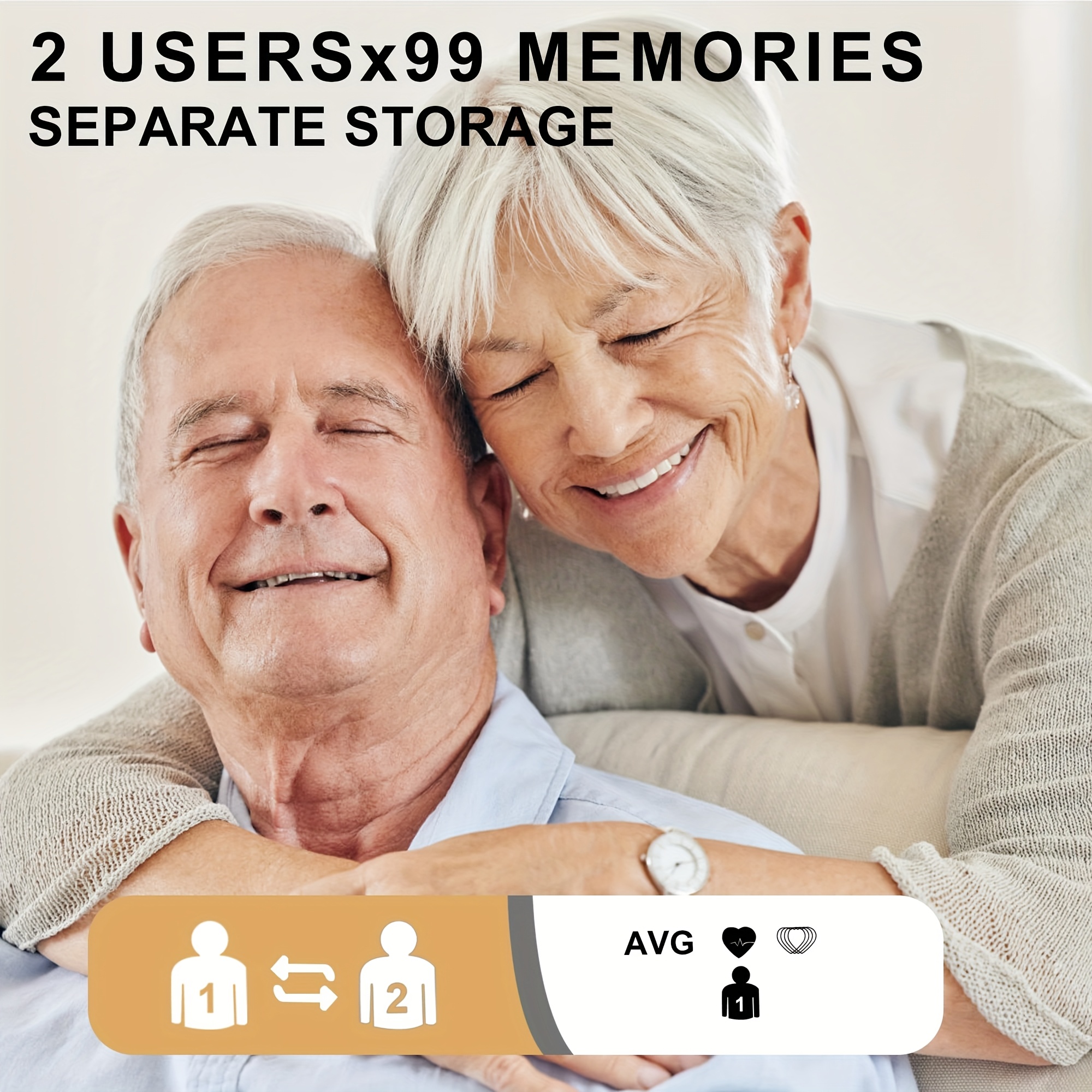 1pc md1820 wrist   with lcd display adjustable cuff   detection irregular heartbeat alarm usb rechargeable sound     monitoring ideal gift for     wrist cuff Product details 3