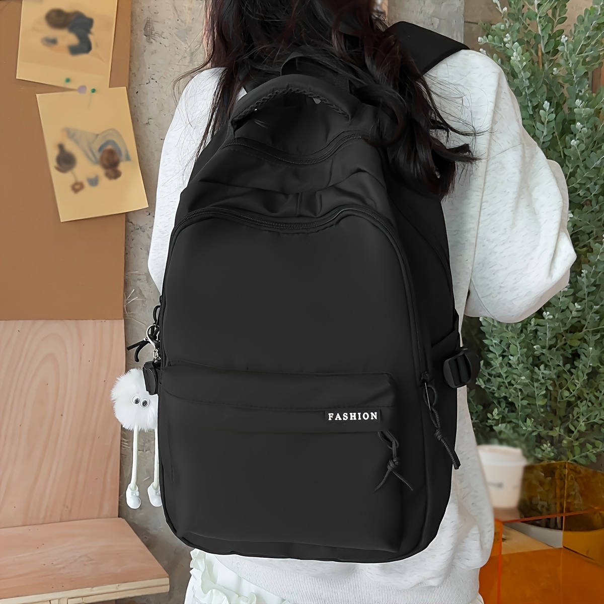 

Casual Backpack, New Large Capacity Commuter Backpack, Fashionable Versatile Multiple Compartment Student Backpack