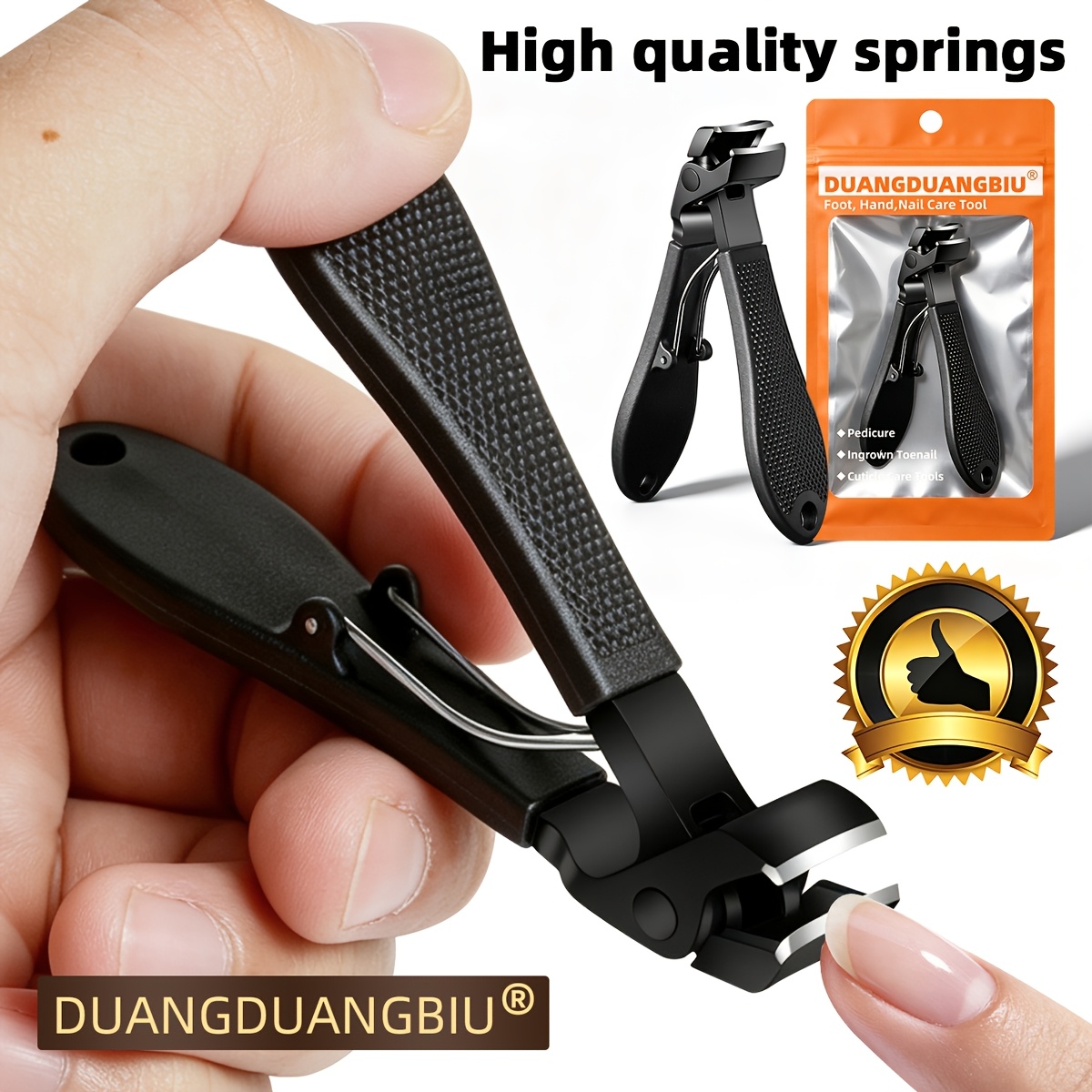 Angled Head Toenail Clippers for Thick Toenails
