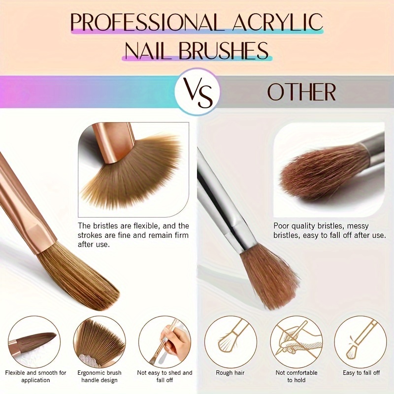 juego pinceles uñas aurora Temu Ecuador - Main Image