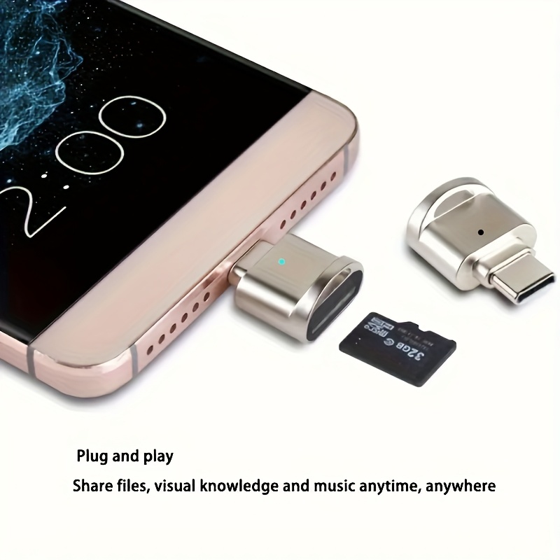 type   reader tf reader compatible with macbook galaxy iphone 15 16   card reader otg to   tf card reader viewer adapter usb c adapter