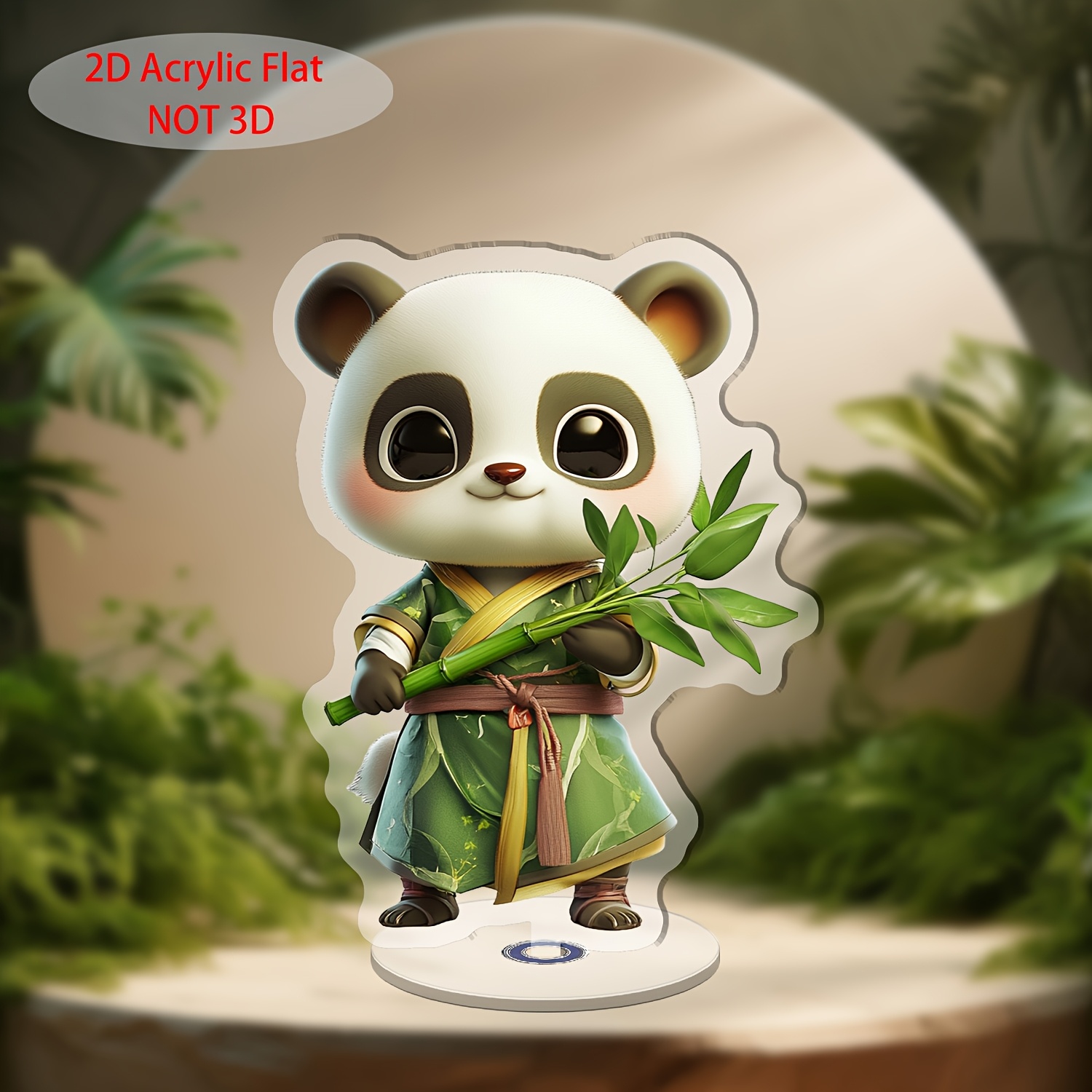 35 Stück Leuchtende Mini Panda Figuren & 5 Bambusse Aus Harz – Für Deko & DIY