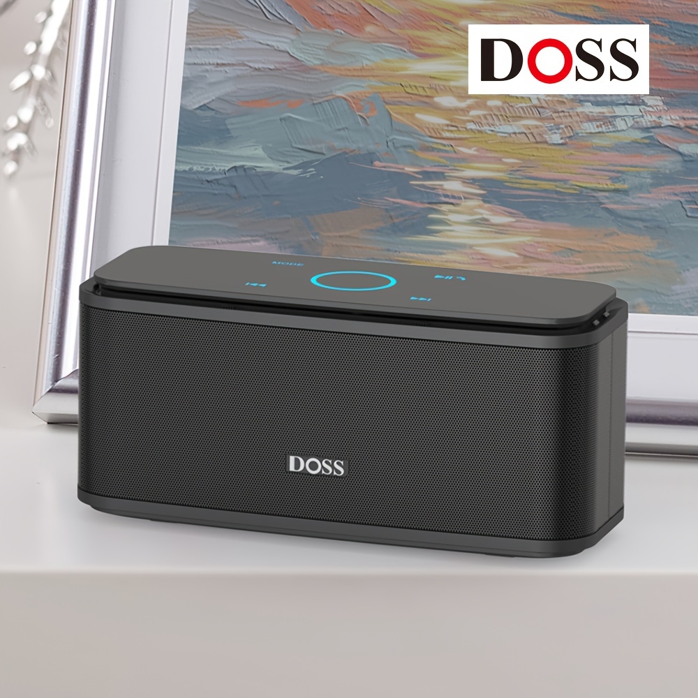 

Doss Wireless 5.0 Speaker, Capacitive , 12w And Bass, 20h Playtime, Built-in Mic Hands Free, Portable Speaker For Computer Laptop Cellphone