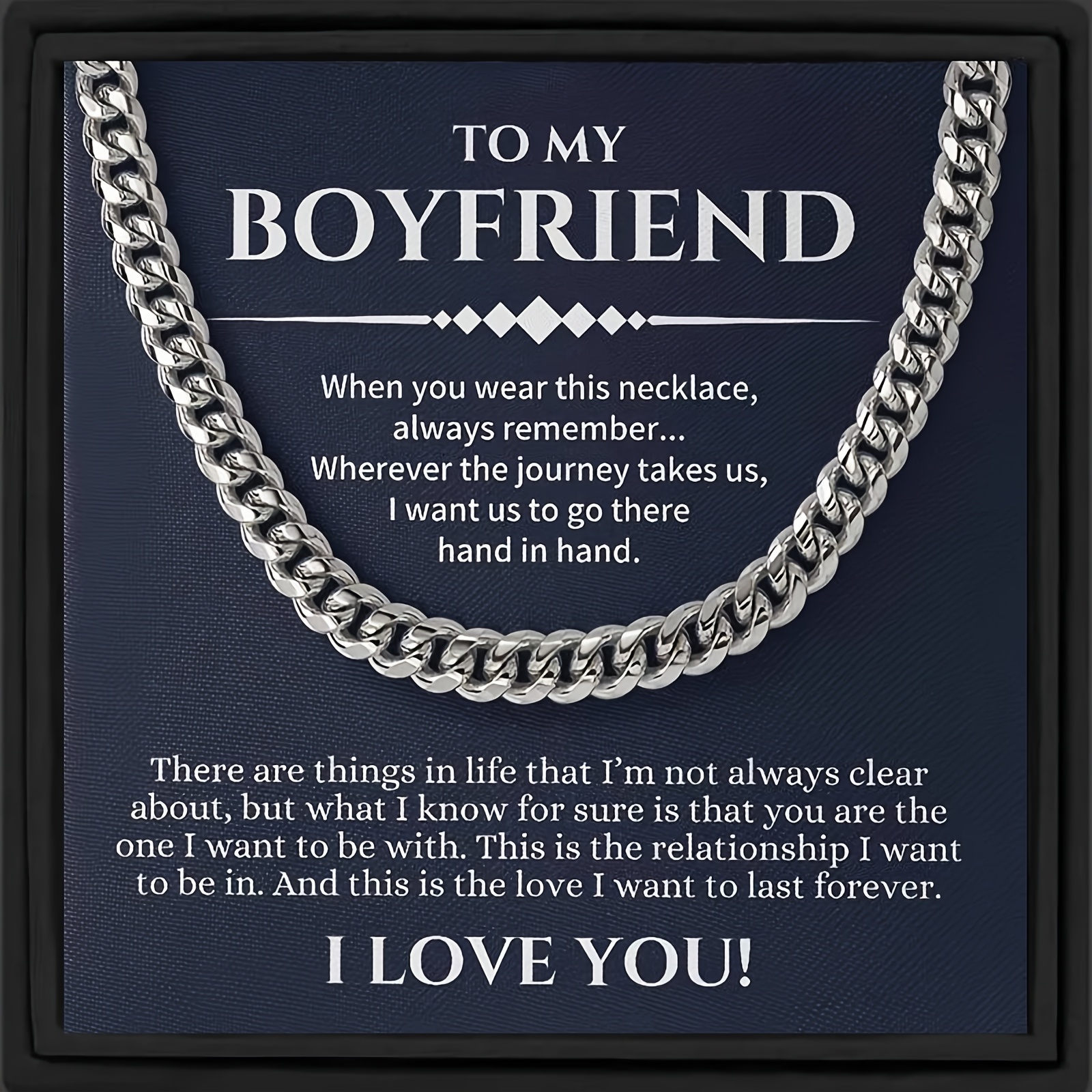 TEMU Gift For Boyfriend Gift For Him Necklace For Boyfriend Gift For Man Gift For Him