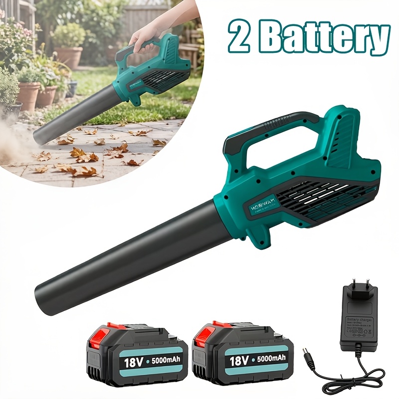 Image of 450w Cordless With 1 Battery & 1 Charger, Portable Electric Air Blower For Home Dust Removal, Diy Renovation, Wall Grinding & Car Interior Cleaning