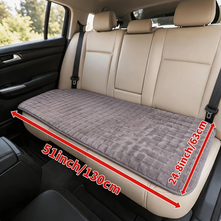 TEMU 1pc Pet Car Rear Seat Cushion, Anti-slip Anti-scratch Anti-bite, Suitable For Suv, Sedan, Easy To Wash Machine Wash, Durable Dog Car Mat,