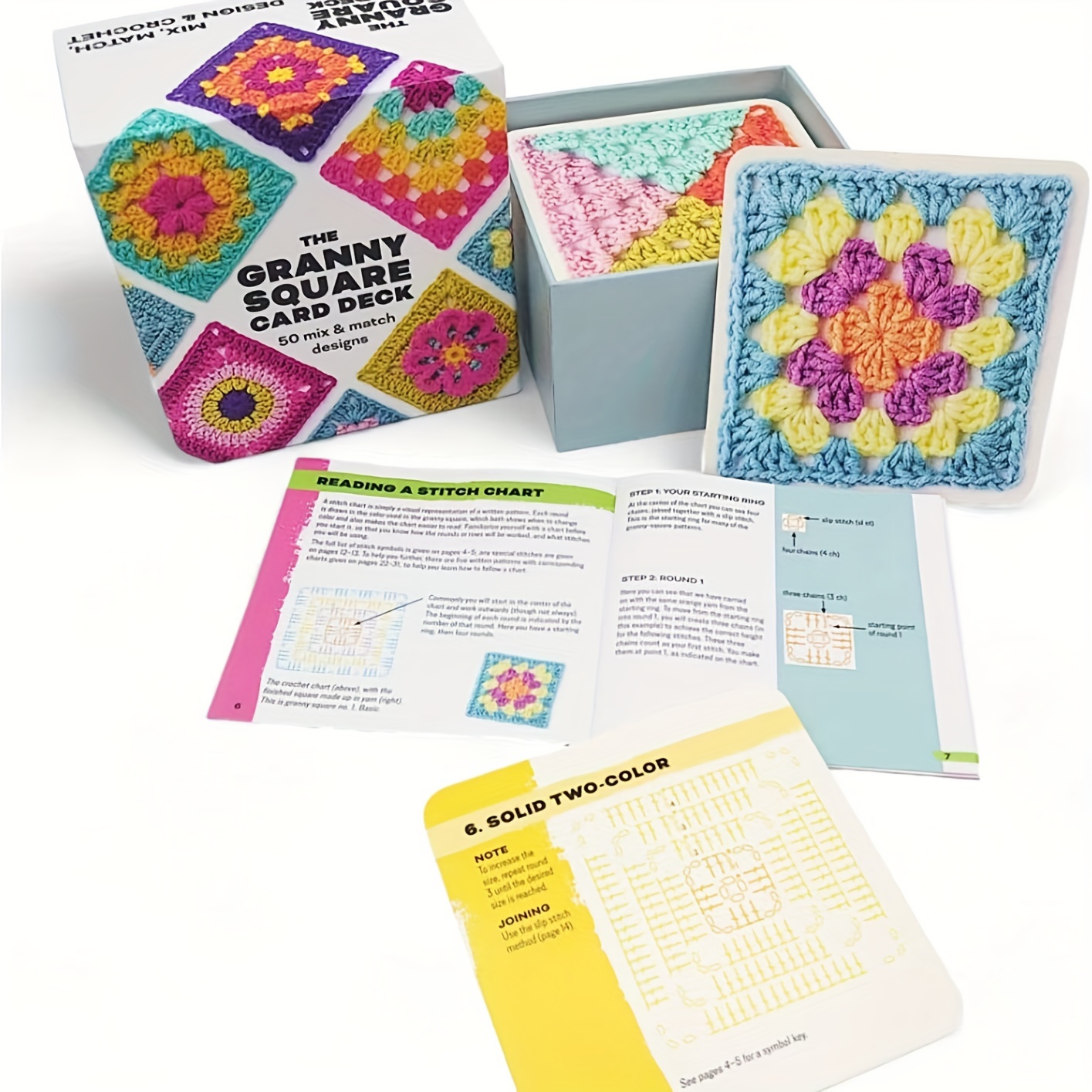 

Knitting Card Deck - Diy Crochet Pattern Set With Yarn Cards, Crafting & Party Favors