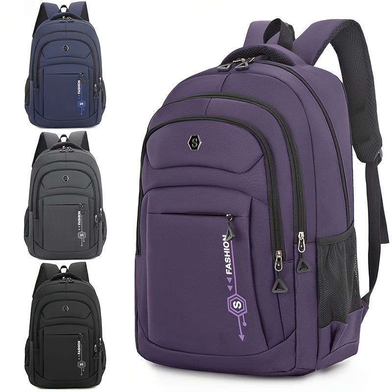 

And Stylish Backpack For Men And Women: School, Work, Or Travel - , Oxford Fabric, And Zipper Closure