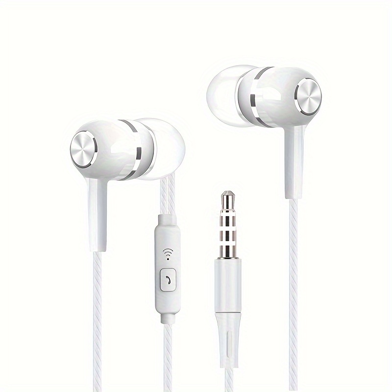 High quality semi-in-ear wired headphones with microphone - Perfect for mobile phones, computers, games, karaoke, wire control with microphone in-ear, high sound quality, 3.5mm interface universal, unisex, Gifts for boyfriends and girlfriends, high-end gifts, cool games for and gifts, HD calls, HIFI heavy bass, sports running jump rope, high appearance level, Headset with Mic, Noise Cancelling Headphones with Microphone for Work, Headphones with Microphone Noise Cancelling,