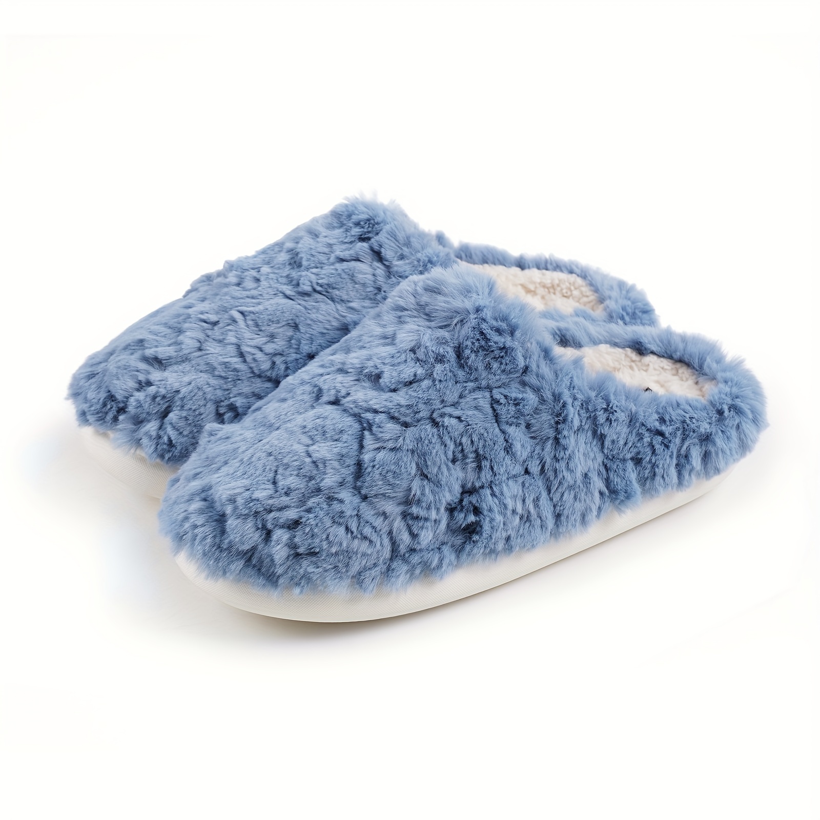 women s slippers indoor fuzzy house shoes soft anti slip details 1