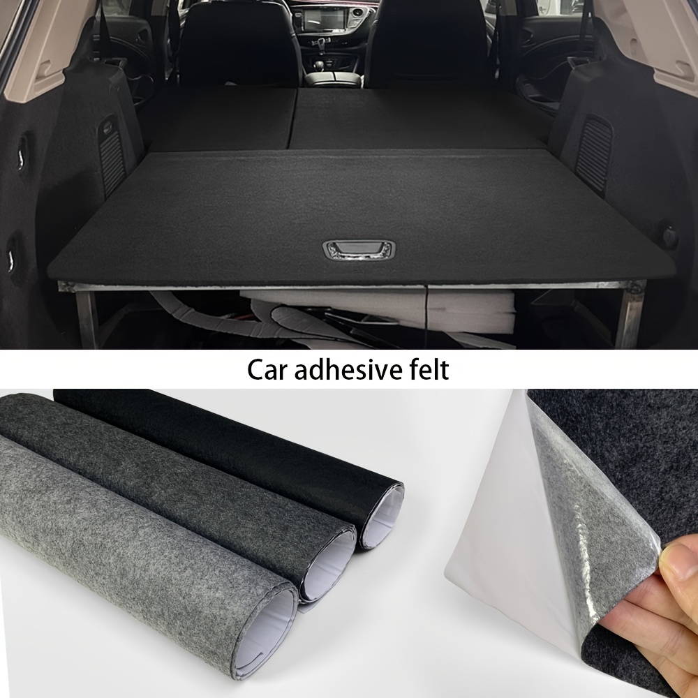 

High-density Non-slip Adhesive Felt Fabric Roll For Car, Rv, Truck, And Home Use - Cheshjong Textile Liner Mat With , Sound Dampening For Speaker Boxes, Diy Interior Accessories