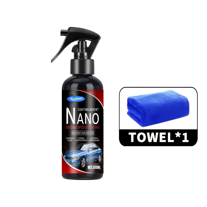 TEMU Car Coating Spray, Coating, Car Paint Shine, Protective Wax, Car Paint Protection, Ceramic Wax, Car Gloss Restorer, Automotive Coating, Scratch